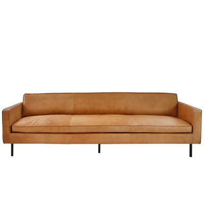 Lederen 4 zits Sofa Gordon Cognac