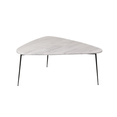 Lewis Salontafel Wit Marmer 84cm