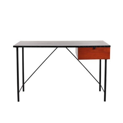 Zwart Bureau met lade in walnoot Philip Zwart/Walnoot